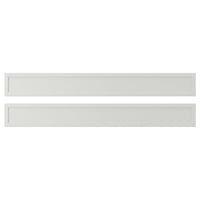 ASPUDDEN drawer front, light grey, 80x10 cm, 2 pack