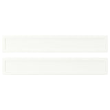 ASPUDDEN drawer front, matt white, 60x10 cm, 2 pack