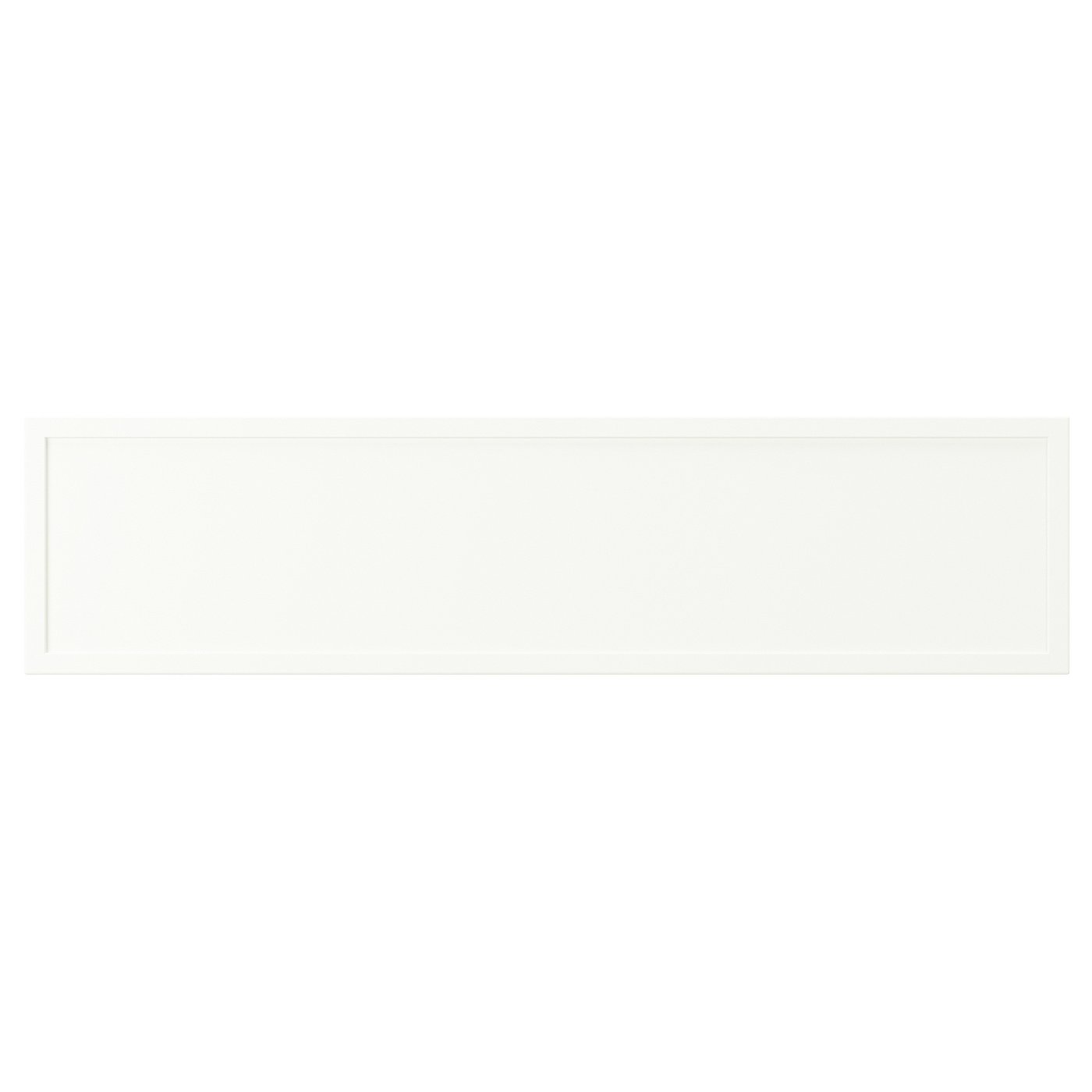ASPUDDEN drawer front, matt white, 80x20 cm