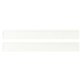 ASPUDDEN drawer front, matt white, 80x10 cm, 2 pack