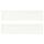 ASPUDDEN drawer front, matt white, 40x10 cm, 2 pack