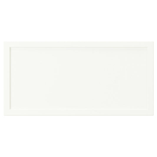 ASPUDDEN drawer front, matt white, 40x20 cm
