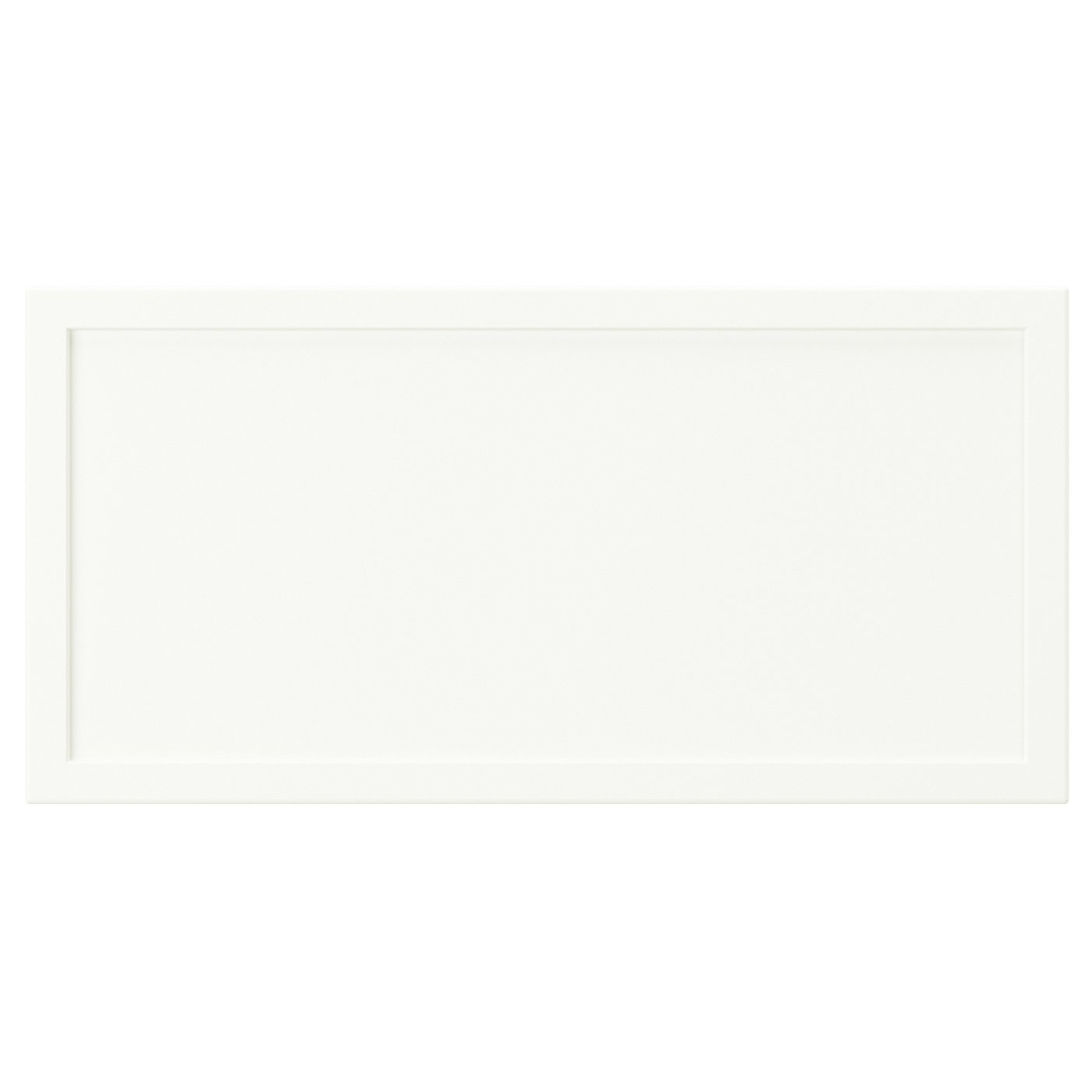 ASPUDDEN drawer front, matt white, 40x20 cm