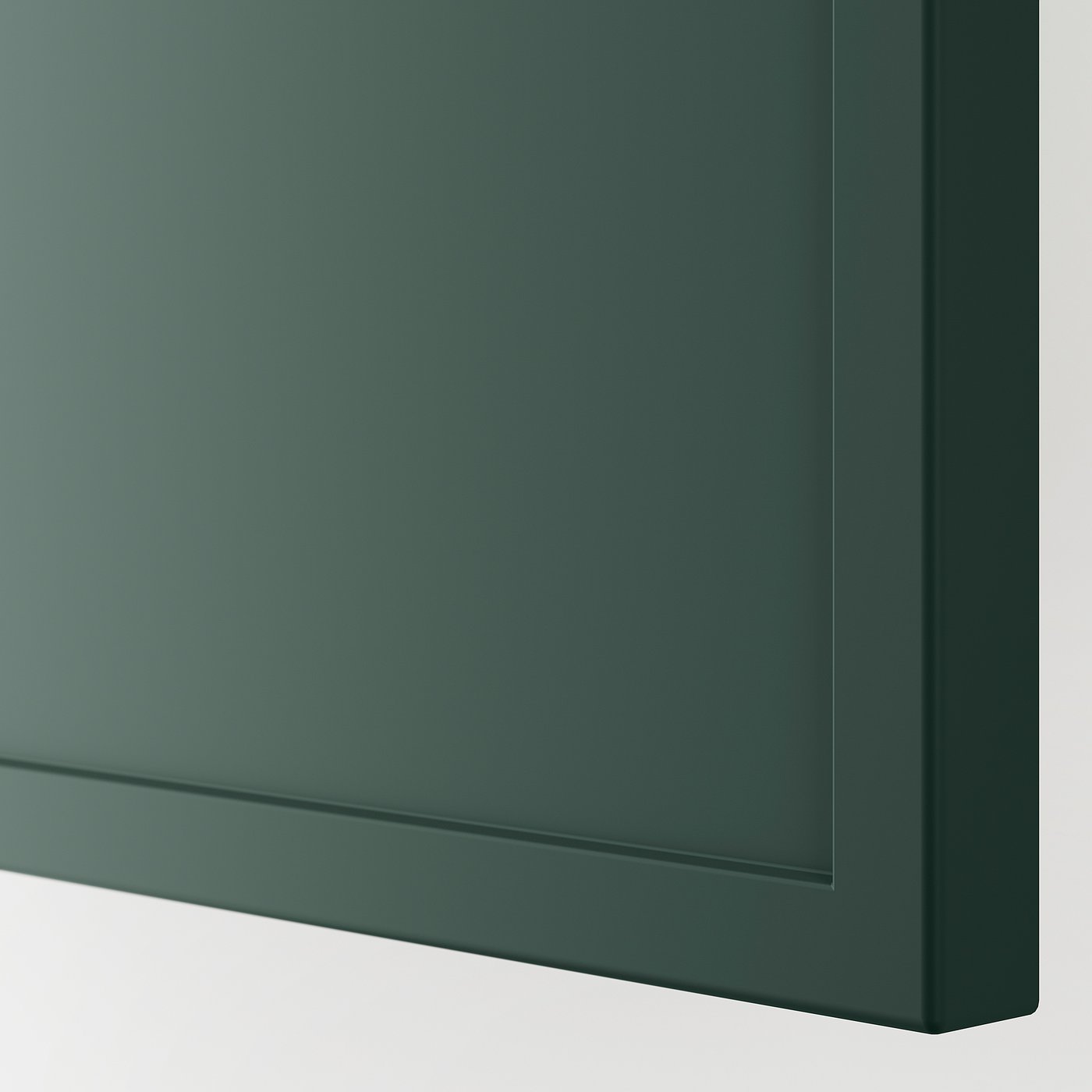 ASPUDDEN drawer front, dark grey-green, 80x10 cm, 2 pack