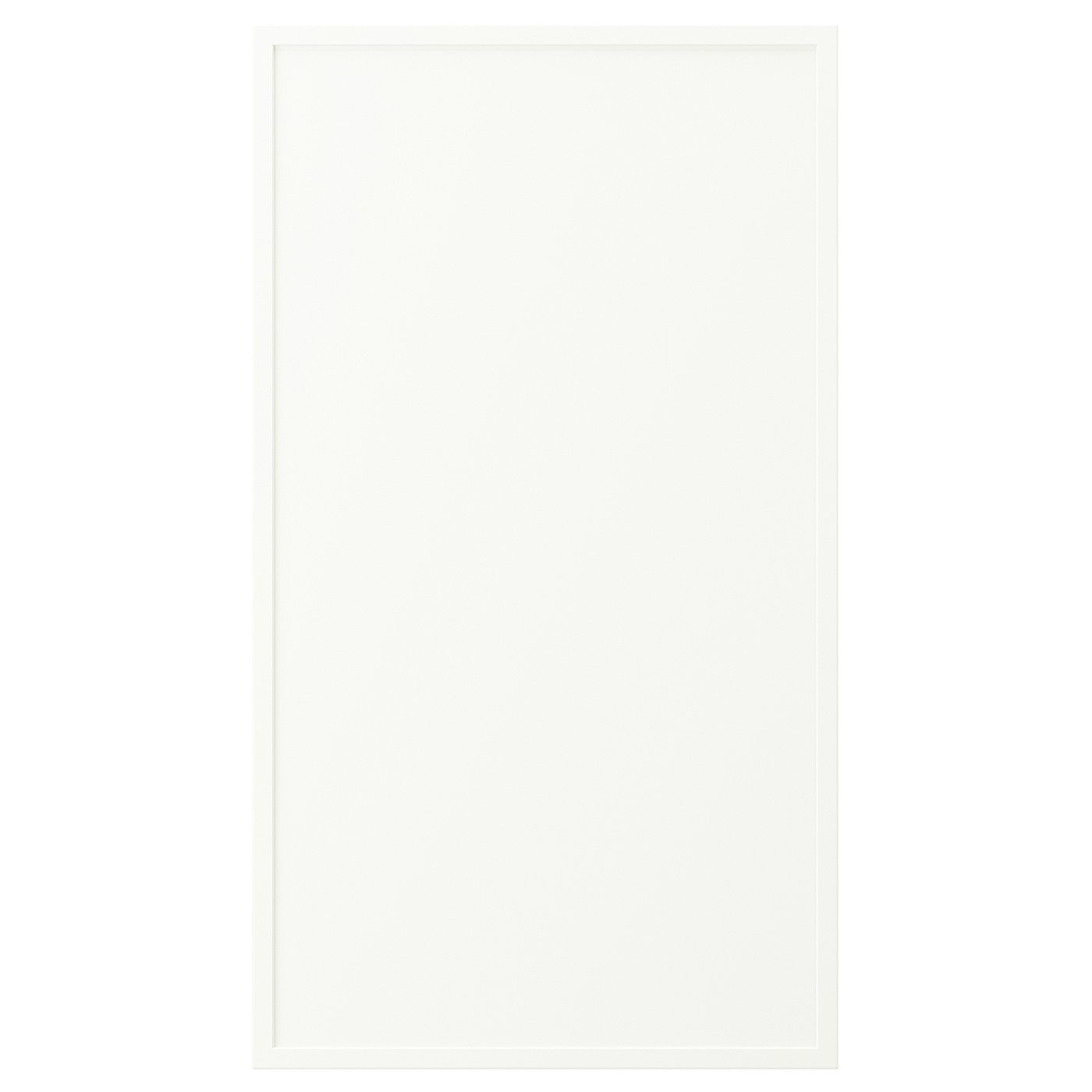 ASPUDDEN front for dishwasher, matt white, 45x80 cm