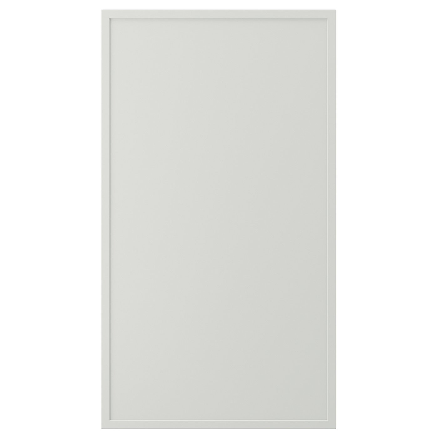 ASPUDDEN front for dishwasher, light grey, 45x80 cm