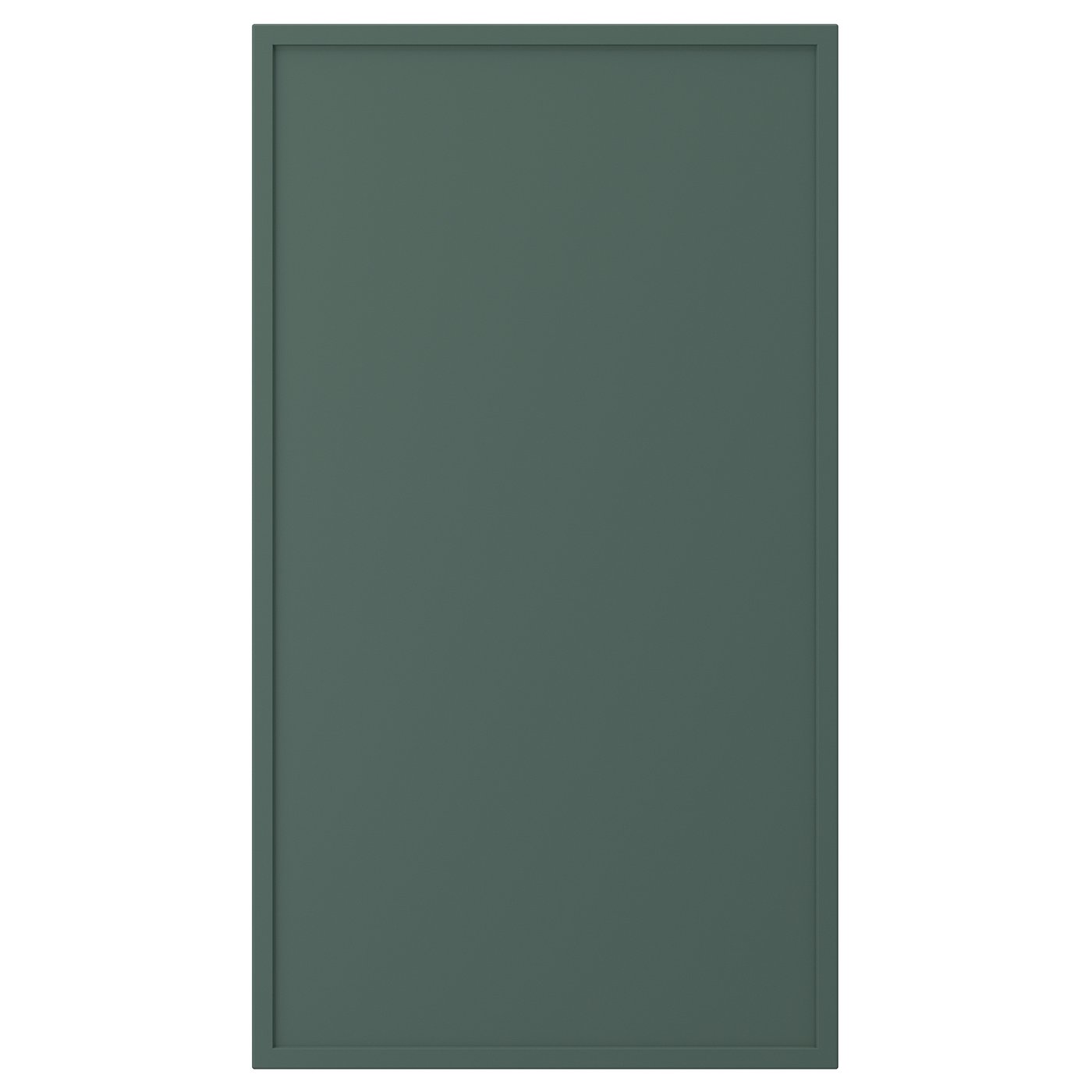 ASPUDDEN front for dishwasher, dark grey-green, 45x80 cm
