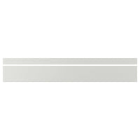 ASPUDDEN cover panel for lighting, light grey, 221 cm