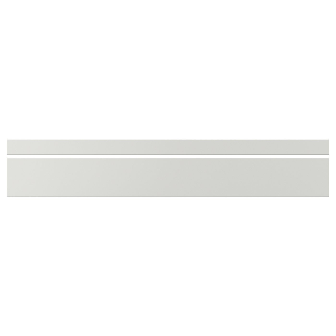 ASPUDDEN cover panel for lighting, light grey, 221 cm