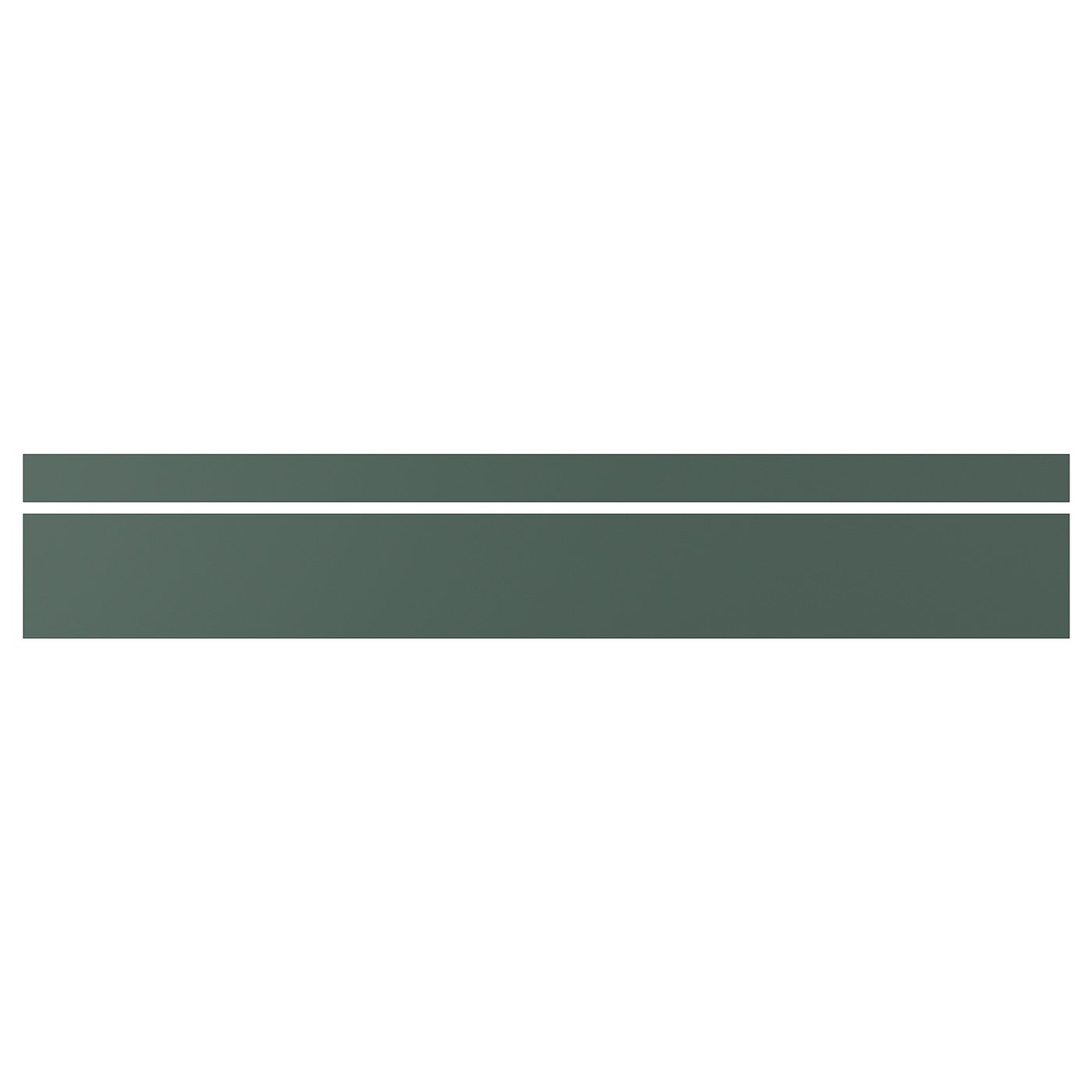 ASPUDDEN cover panel for lighting, dark grey-green, 221 cm