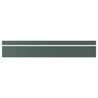 ASPUDDEN cover panel for lighting, dark grey-green, 221 cm