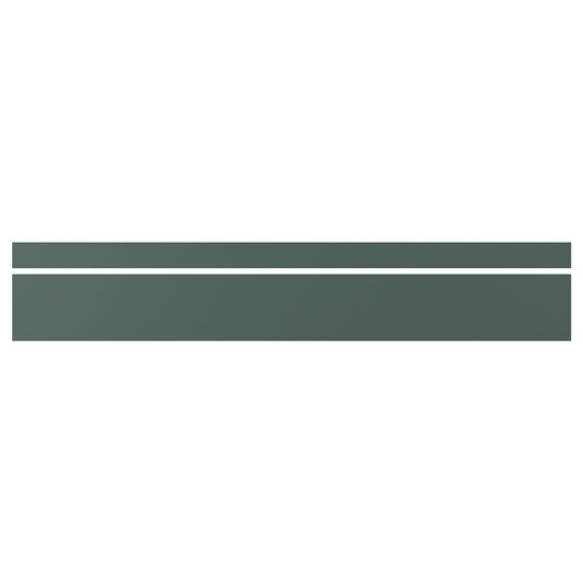 ASPUDDEN cover panel for lighting, dark grey-green, 221 cm