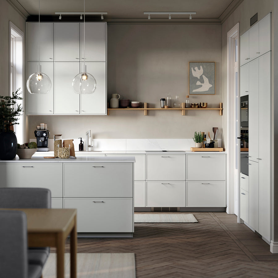 ASPUDDEN cover panel, light grey, 39x240 cm
