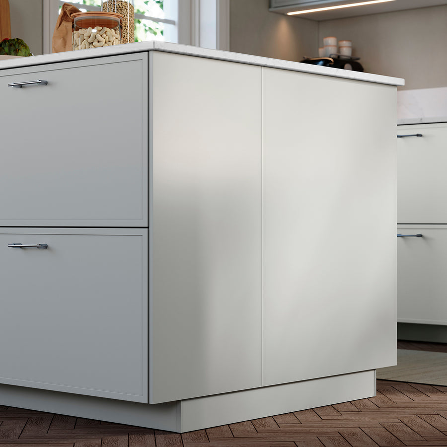 ASPUDDEN cover panel, light grey, 39x240 cm