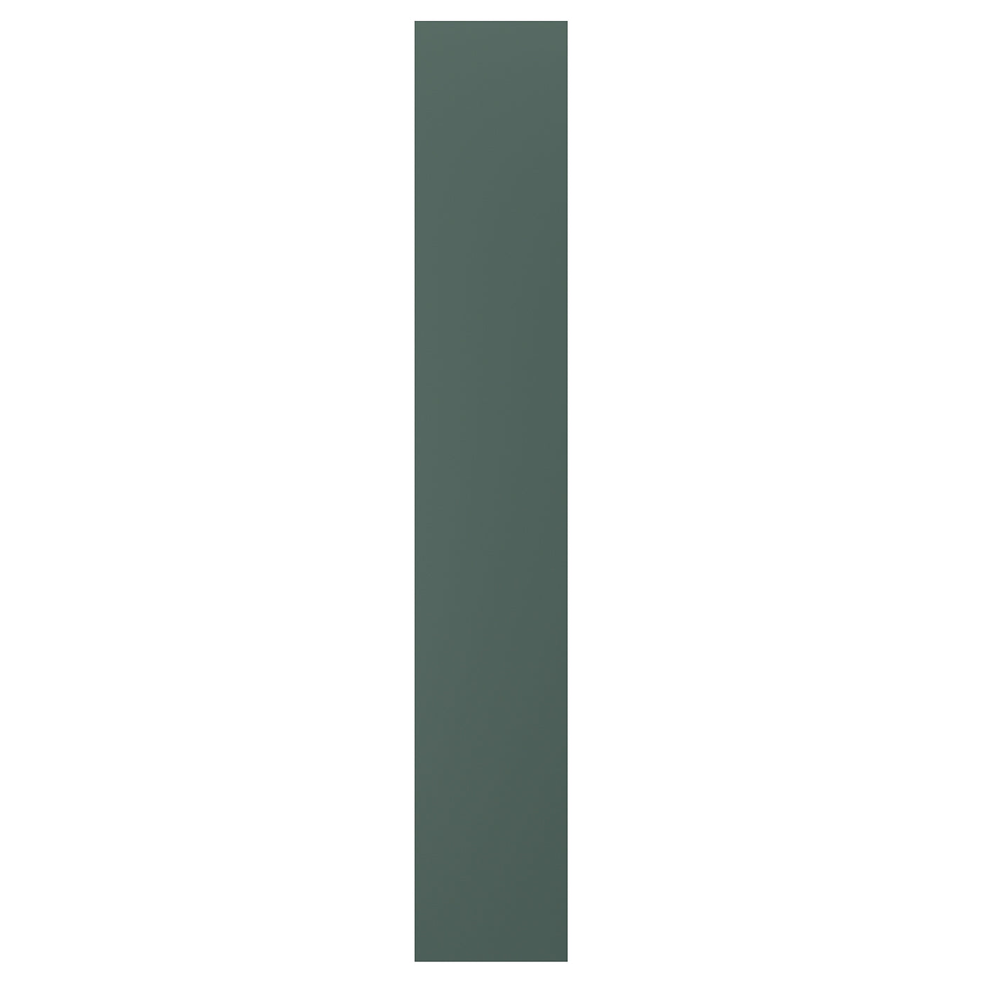 ASPUDDEN cover panel, dark grey-green, 39x240 cm