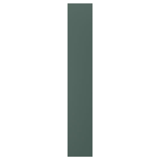 ASPUDDEN cover panel, dark grey-green, 39x240 cm