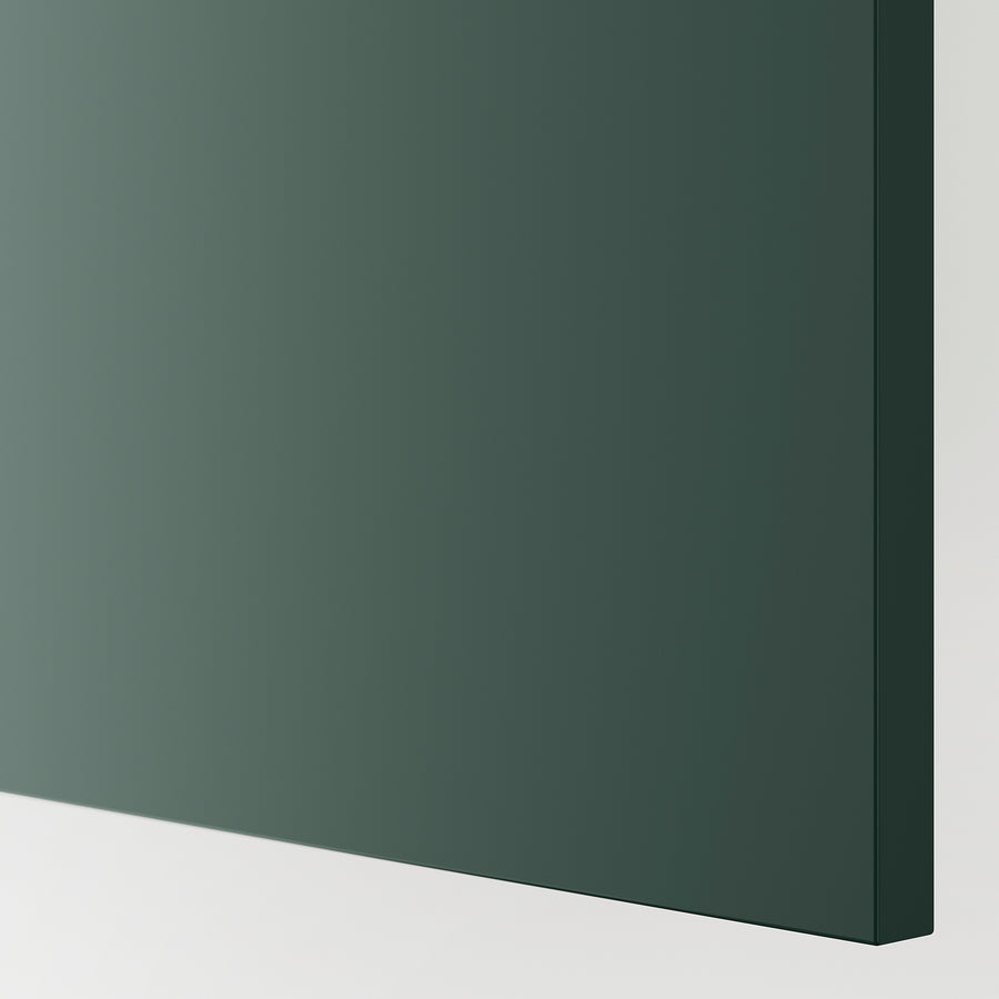 ASPUDDEN cover panel, dark grey-green, 39x240 cm