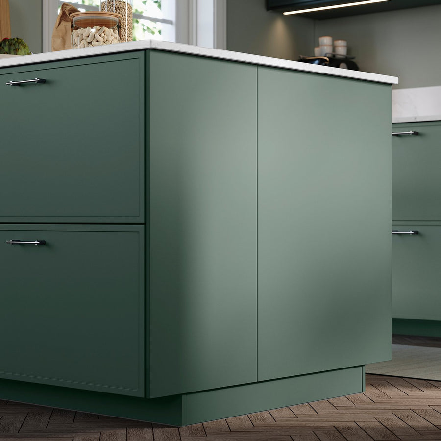 ASPUDDEN cover panel, dark grey-green, 62x80 cm