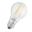 LED BULB E27=60W DROP TRANSPARENT