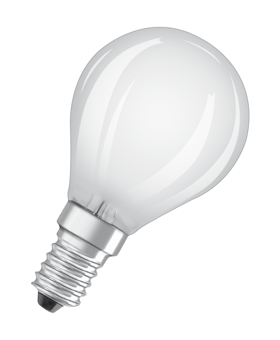 LED BULB E14=40W FROSTED BALL