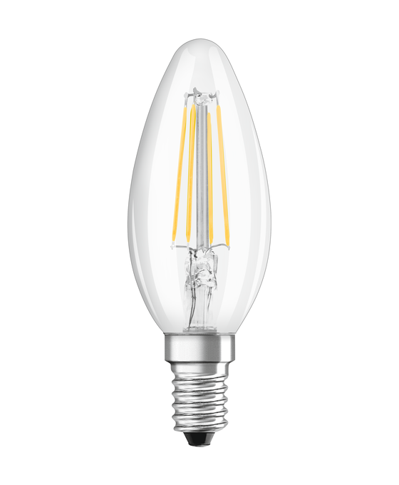 LED BULB E14=40W CANDLE TRASPARENT