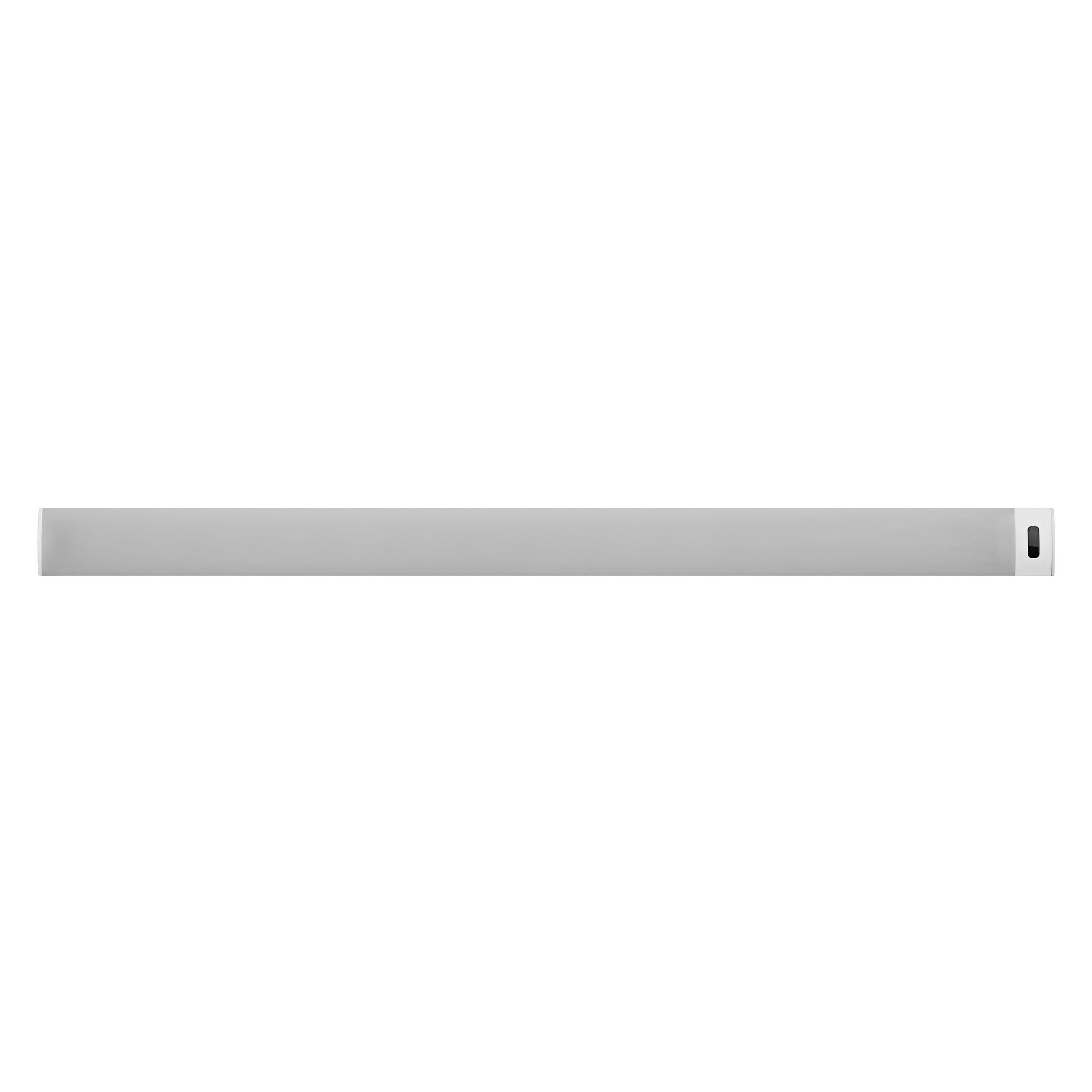 Corner under-cabinet light strip, white plastic, 55cm, LED 480lm, CCT, dimmable