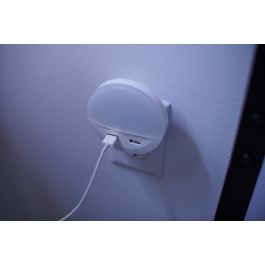 NIGHT LIGHT BEZEL PLASTIC WHITE LED 13W WARM LIGHT