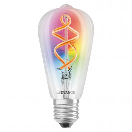 LED BULB SMART E27=30W EDISON TRANSPARENT RGBW