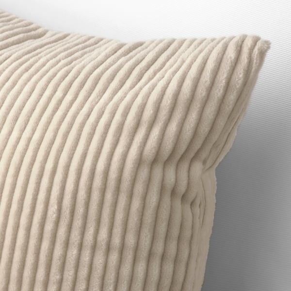 ÅSVEIG cushion cover, light beige, 40x58 cm