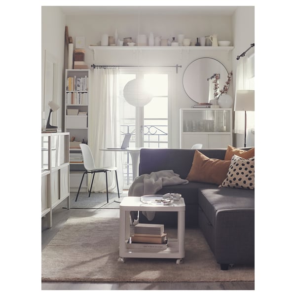 ÅSVEIG cushion cover, grey-brown, 40x58 cm