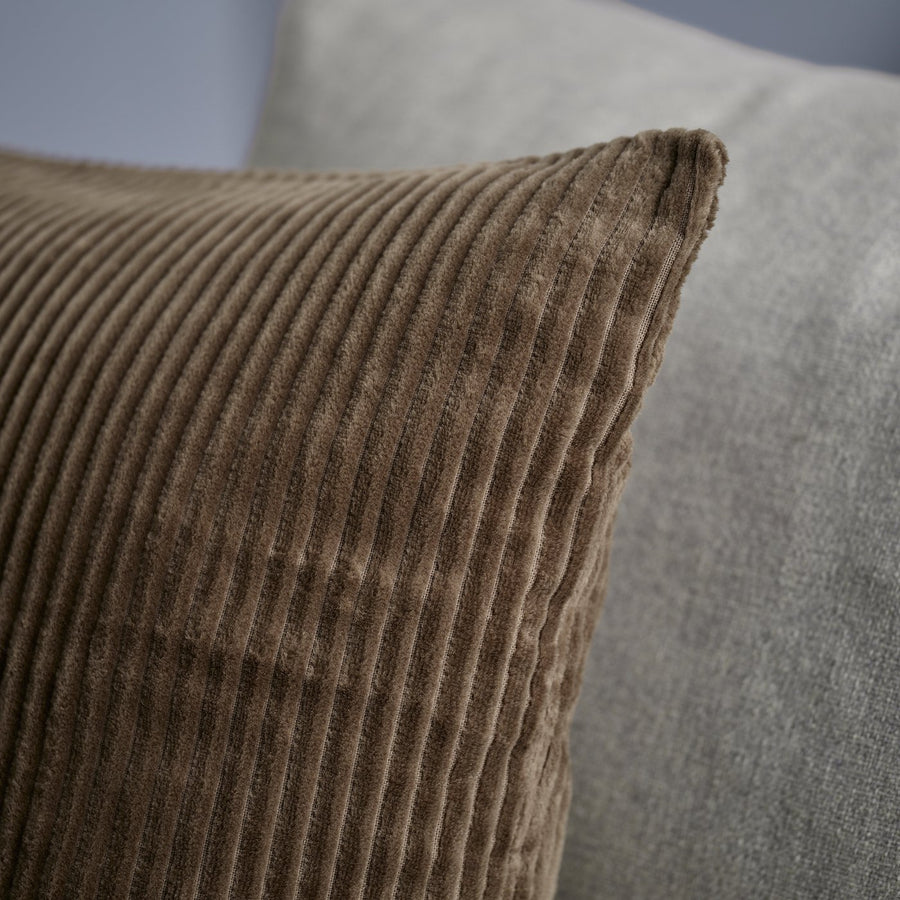 ÅSVEIG cushion cover, grey-brown, 50x50 cm
