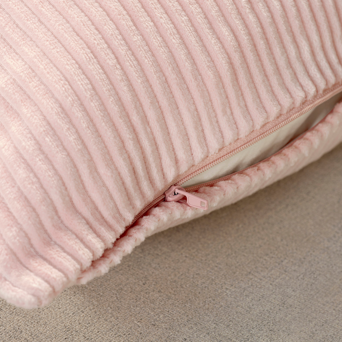 ÅSVEIG cushion cover, light pink, 50x50 cm