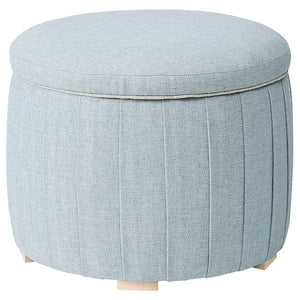 Ikea ÅTERLÖGA - Ottoman, with storage/Kilanda light blue