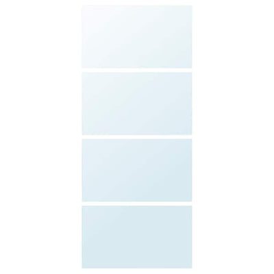 Ikea AULI - 4 panels for sliding door frame, mirror glass, 100x236 cm