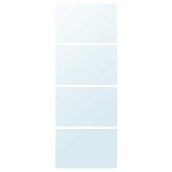Ikea AULI - 4 panels for sliding door frame, mirror glass, 75x201 cm