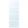 AULI - AULI 4 panels for sliding door frame, mirror glass, 75x201 cm