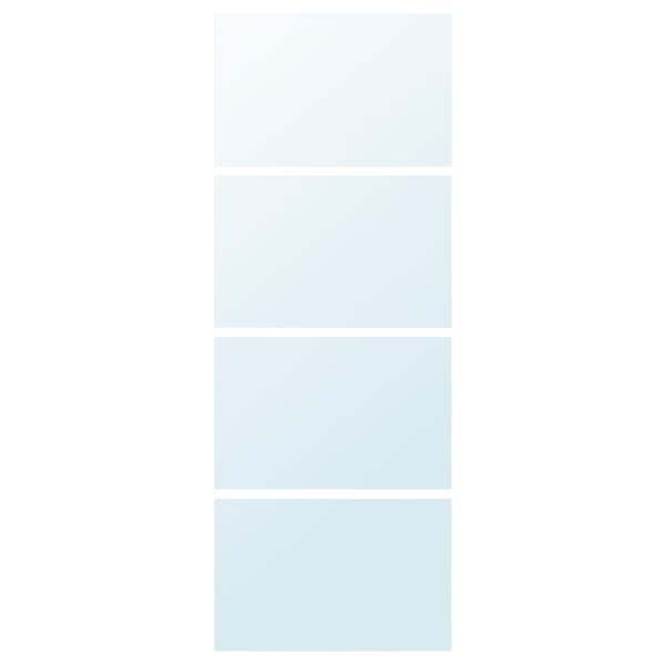 AULI - AULI 4 panels for sliding door frame, mirror glass, 75x201 cm