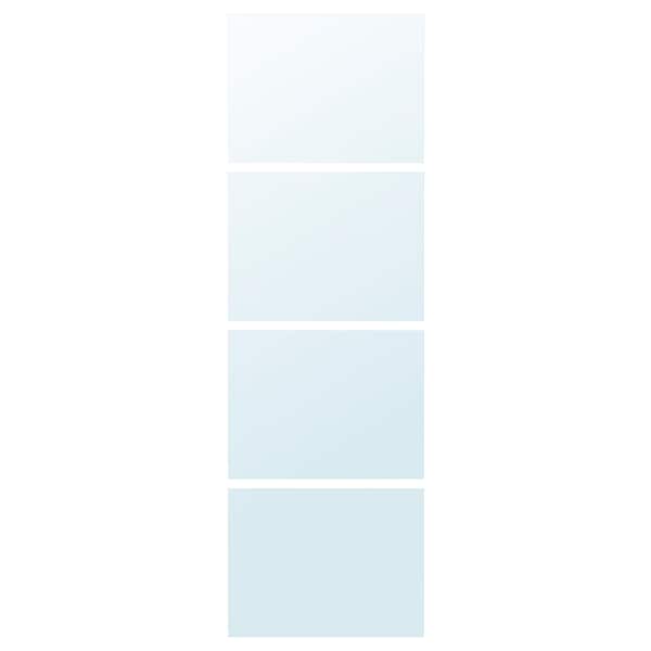 Ikea AULI - 4 panels for sliding door frame, mirror glass, 75x236 cm