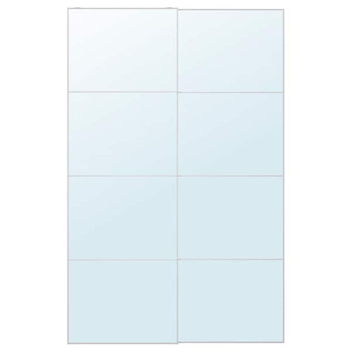 AULI - AULI Pair of sliding doors, mirror glass, 150x236 cm
