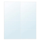 AULI pair of sliding doors, mirror glass, 200x236 cm