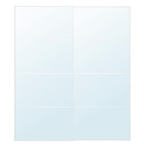 AULI - AULI Pair of sliding doors, mirror glass, 200x236 cm