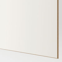 AULI / MEHAMN - Pair of sliding doors, white mirror glass/double-face white,200x236 cm