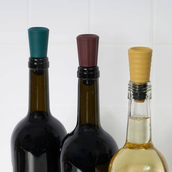 AUXID - AUXID Bottle stopper, set of 3, mixed colours