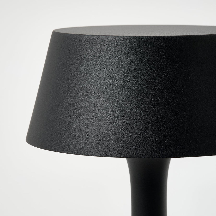 AVHÅLL LED portable lamp, battery-operated dimmable/black outdoor, 29 cm