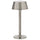 AVHÅLL LED portable lamp, battery-operated dimmable/nickel-plated outdoor, 29 cm