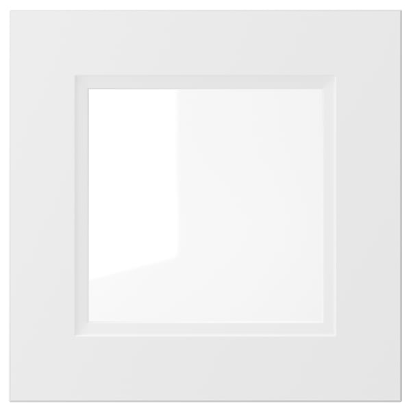AXSTAD glass door, matt white, 40x40 cm