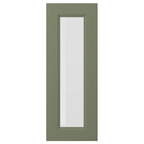 AXSTAD - Glass door, gray-green,30x80 cm