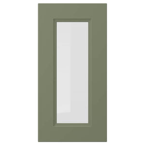 Ikea AXSTAD - Glass door, gray-green,30x60 cm