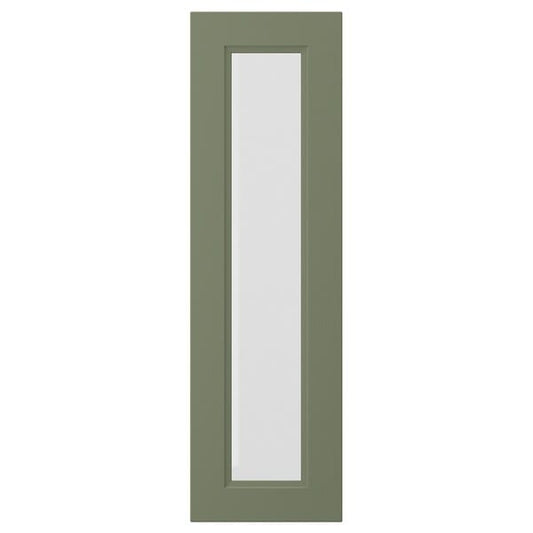 Ikea AXSTAD - Glass door, gray-green,30x100 cm