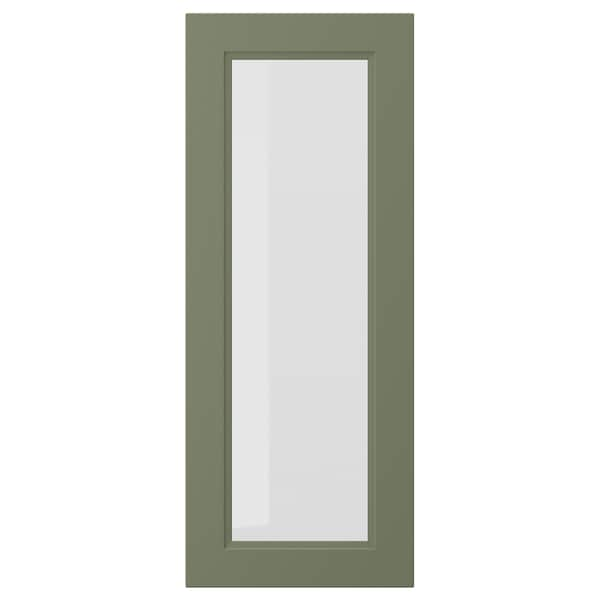 Ikea AXSTAD - Glass door, gray-green,40x100 cm